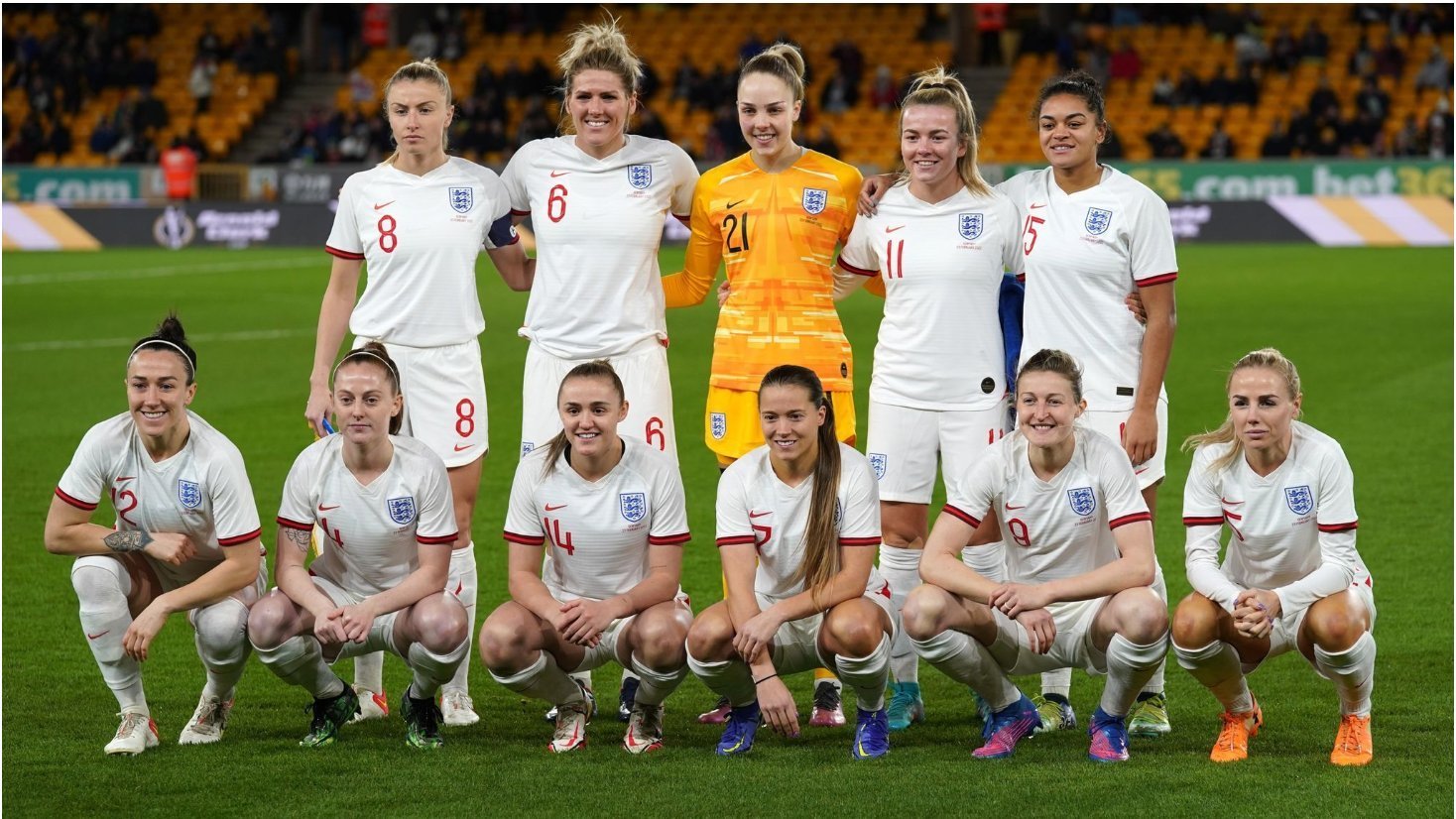 England Lionesses 2022 team photograph