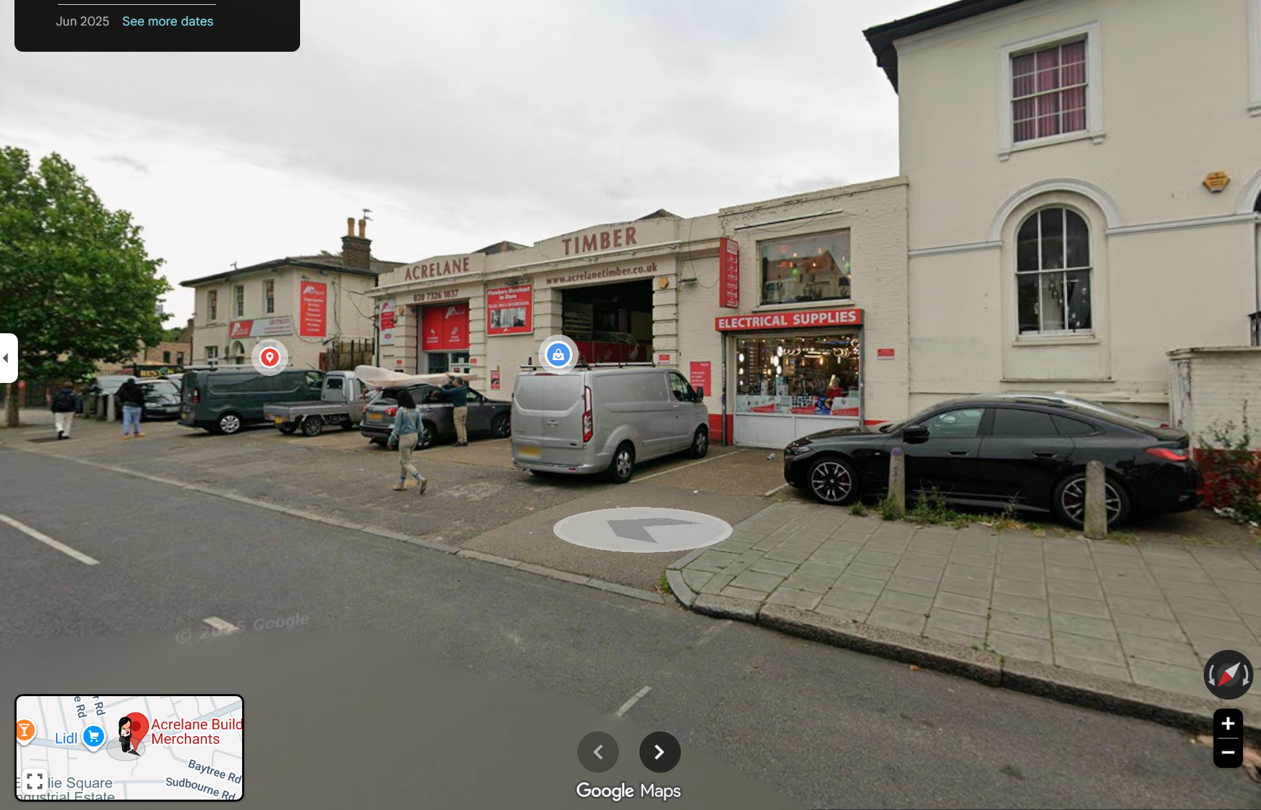 53 to 55 Acre Lane Brixton today Google Street View
