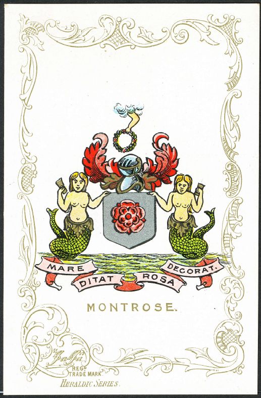 Montrose coat of arms — Mare Ditat, Rosa Decorat — The sea enriches, the rose adorns