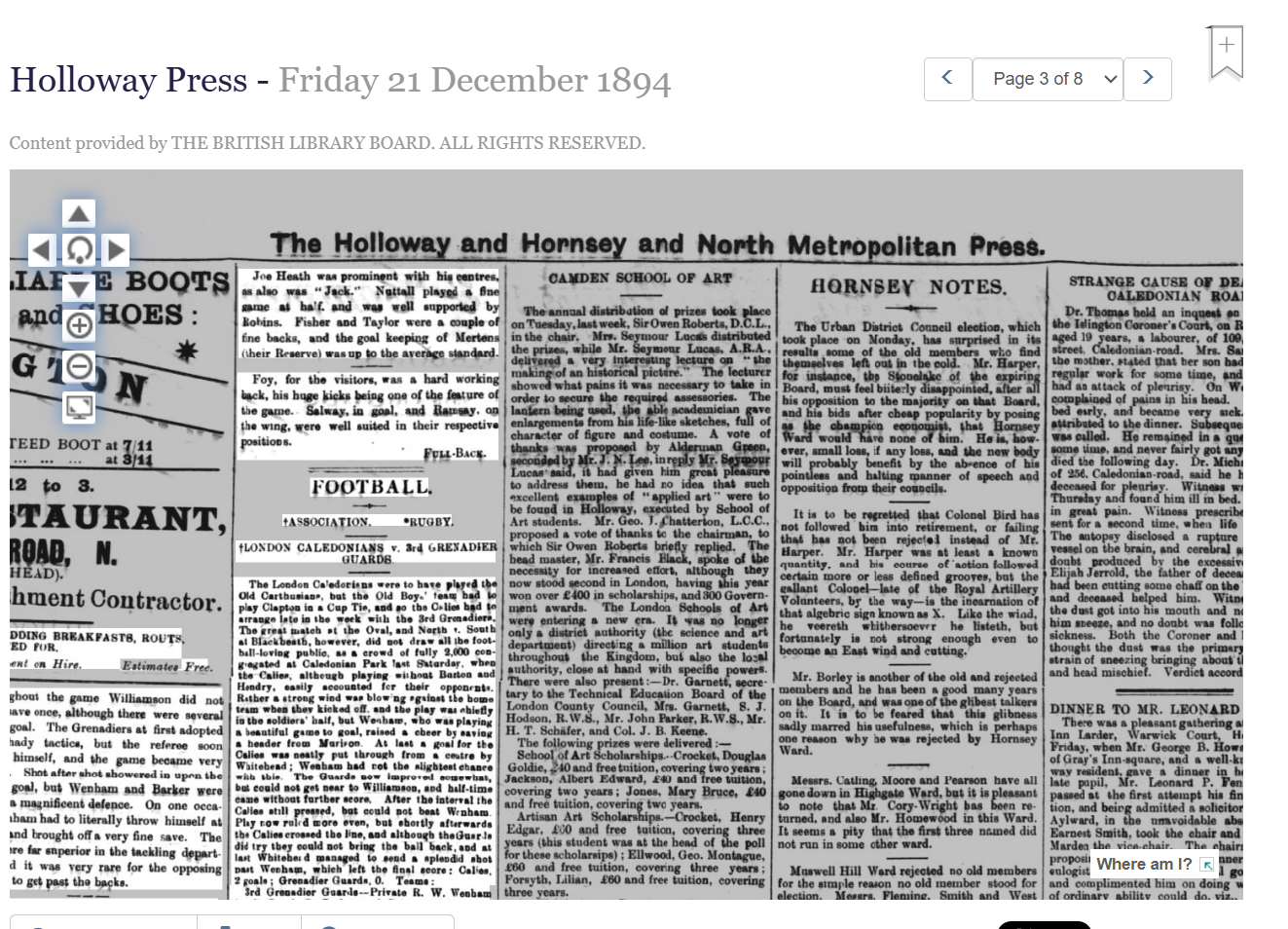 Holloway Press 21 December 1894 full page